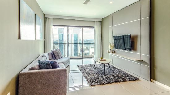 Shama Suasana Johor Bahru - Two Bedroom Suite Living Area