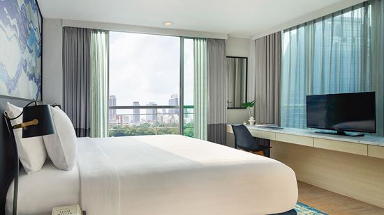 ห้องอพาร์ตเมนท์ 1 ห้องนอน เลควิว - โรงแรม ชามา เลควิว อโศก กรุงเทพ เซอร์วิส อพาร์ทเมนท์
