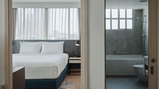 ห้องอพาร์ตเมนท์ 1 ห้องนอน เลควิว - โรงแรม ชามา เลควิว อโศก กรุงเทพ เซอร์วิส อพาร์ทเมนท์