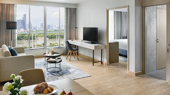 ห้องอพาร์ตเมนท์ 1 ห้องนอน เลควิว - โรงแรม ชามา เลควิว อโศก กรุงเทพ เซอร์วิส อพาร์ทเมนท์