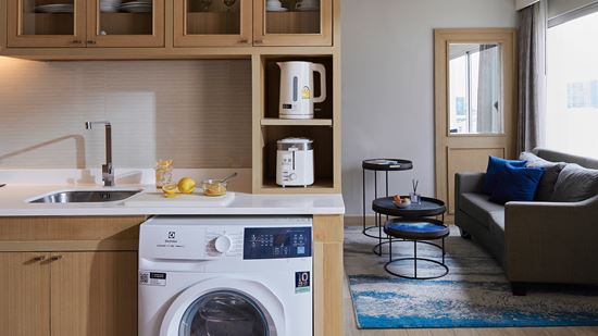 ห้องอพาร์ตเมนท์ 1 ห้องนอน เลควิว - โรงแรม ชามา เลควิว อโศก กรุงเทพ เซอร์วิส อพาร์ทเมนท์