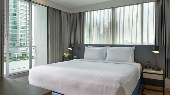 ห้องอพาร์ตเมนท์ 1 ห้องนอน - โรงแรม ชามา เลควิว อโศก กรุงเทพ เซอร์วิส อพาร์ทเมนท์
