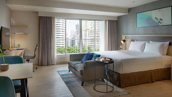 ห้องสตูดิโอ ดีลักซ์ - โรงแรม ชามา เลควิว อโศก กรุงเทพ