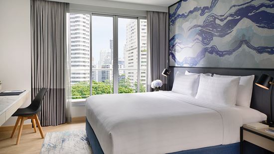 ห้องอพาร์ตเมนท์ 2 ห้องนอน ดีลักซ์ - โรงแรม ชามา เลควิว อโศก กรุงเทพ เซอร์วิส อพาร์ทเมนท์