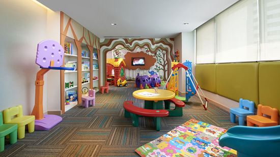 ห้องเด็กเล่น ที่ โรงแรม ชามา เลควิว อโศก กรุงเทพ เซอร์วิส อพาร์ทเมนท์